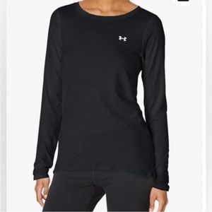 Under Armour Heat Gear Long Sleeve Black Shirt